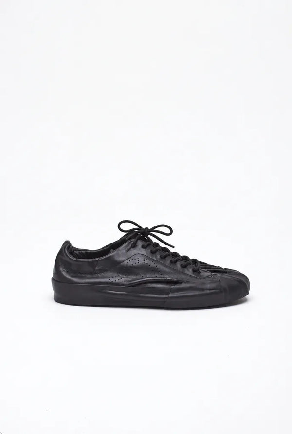 Sneakers ART COUTURE-LEATHER BLACK in pelle uomo Springa