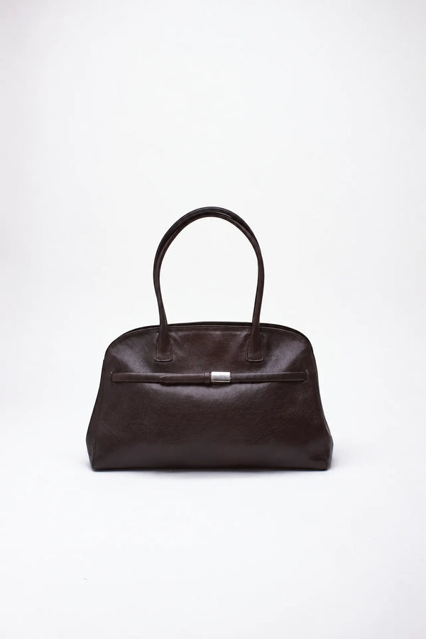 Borsa AURA LARGE in pelle testa di moro donna Orciani