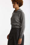 Maglia con zip grigio donna Grifoni - 3
