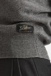 Maglia con zip grigio donna Grifoni - 5