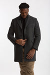 Cappotto monopetto double coat spigato grigio uomo Fay - 1