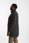 Cappotto monopetto double coat spigato grigio uomo Fay - 2