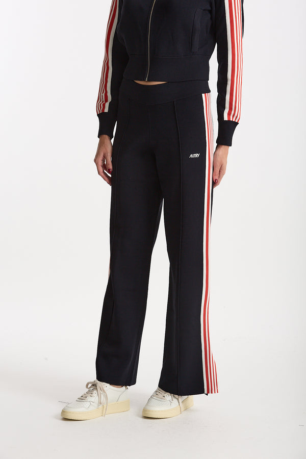 Pantalone in viscosa blu donna Autry