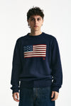 Maglia in cotone blu uomo Polo ralph lauren - 1