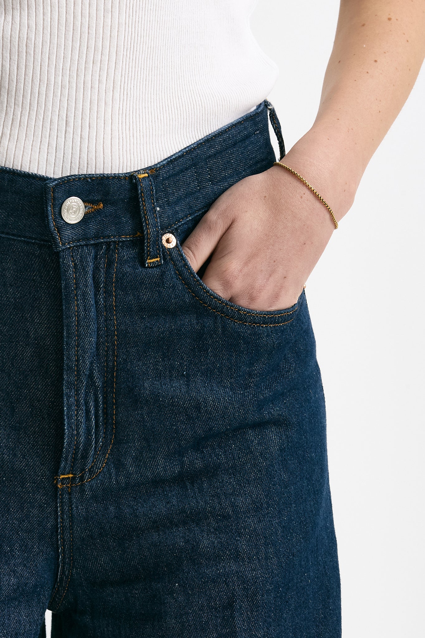 Jeans ampio EXPRESS Denim scuro donna Department five - 5