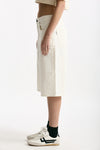 Bermuda in cotone e lino vita alta donna Haikure - 2
