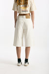 Bermuda in cotone e lino vita alta donna Haikure - 3