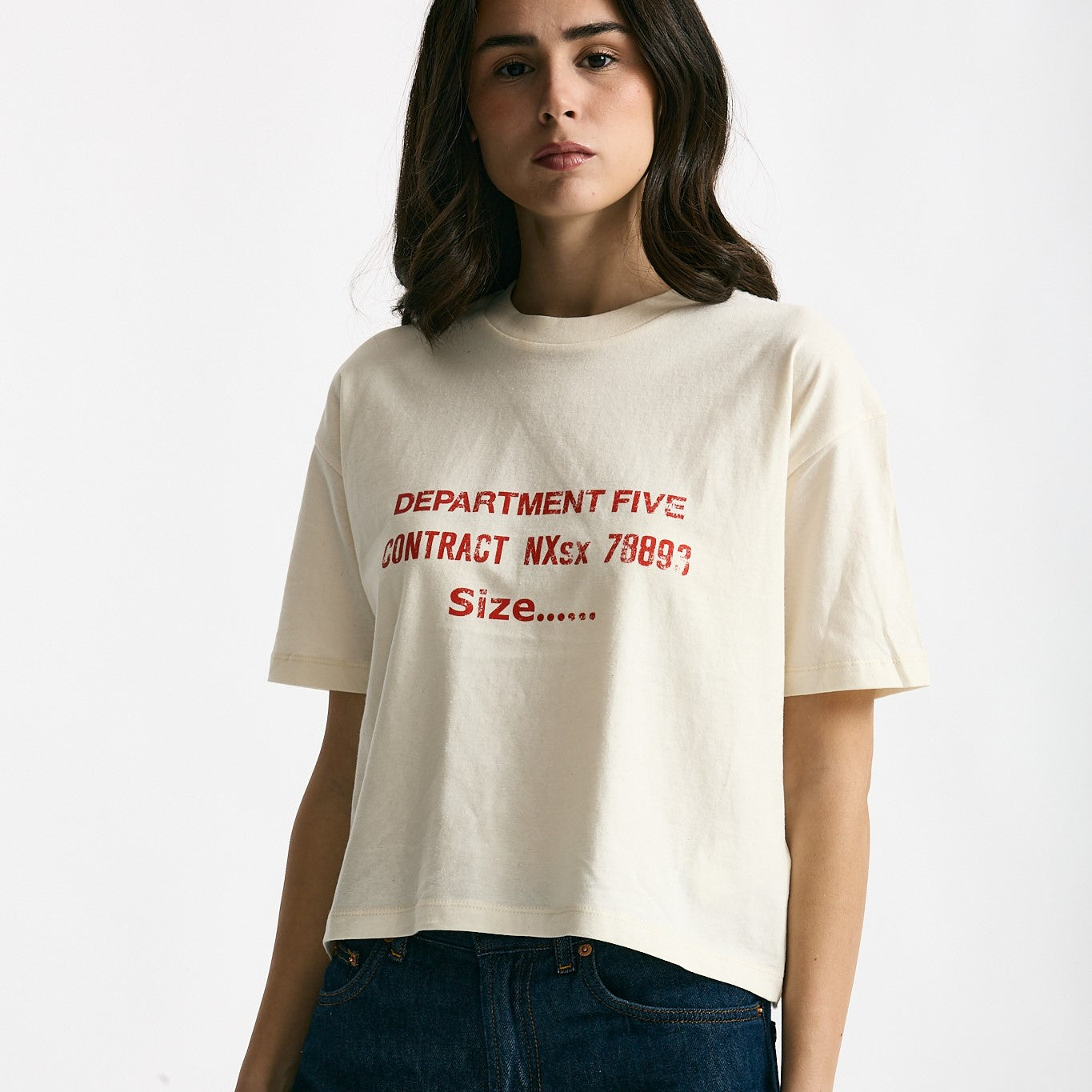T-shirt boxy panna donna Department five - 7