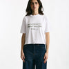 T-shirt boxy bianco donna Department five - 6