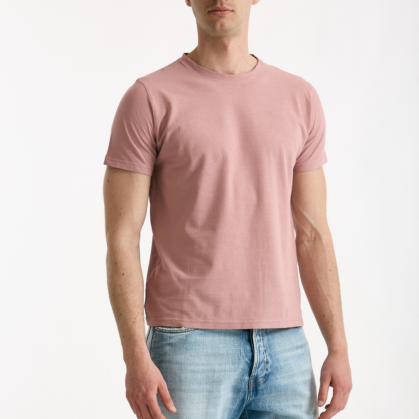 T-shirt in cotone rosa uomo ( p - s ) - 6