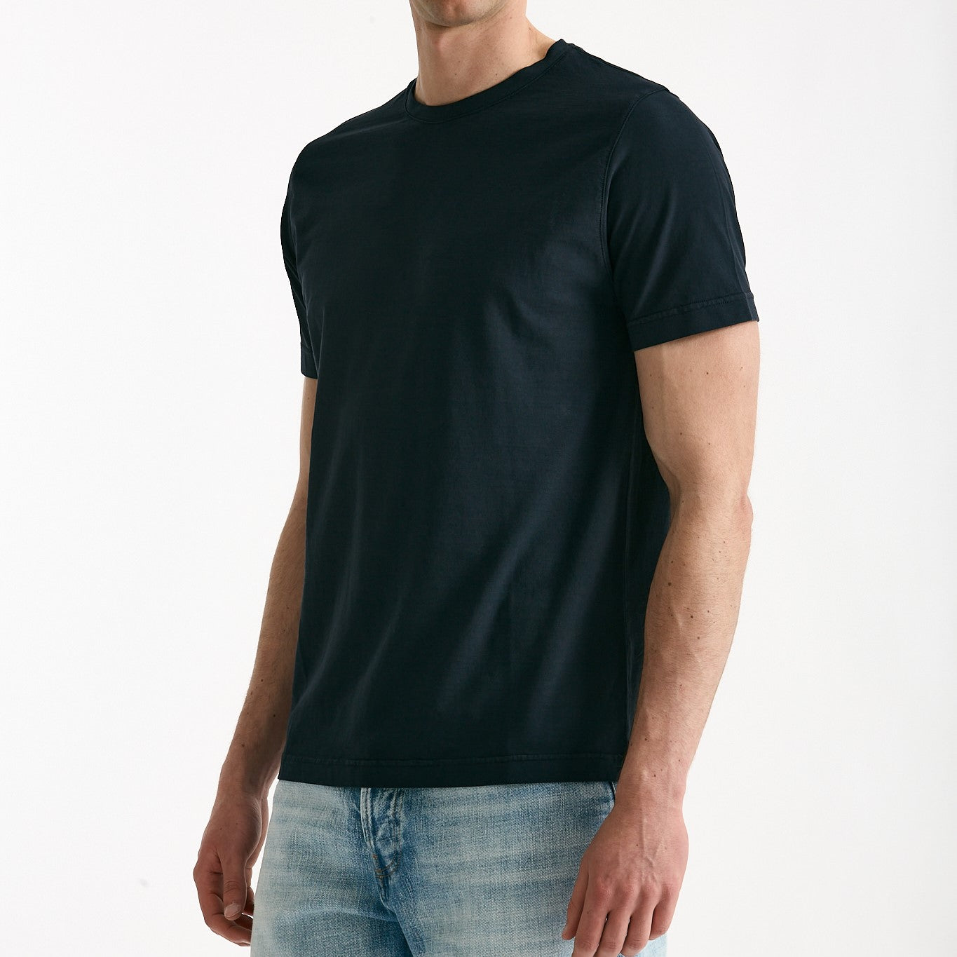 T-shirt in cotone blu uomo ( p - s ) - 6
