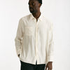 Camicia in seta panna uomo On me the shirt - 6
