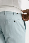 Pantalone azzurro Cotone e lino uomo Incotex - 7