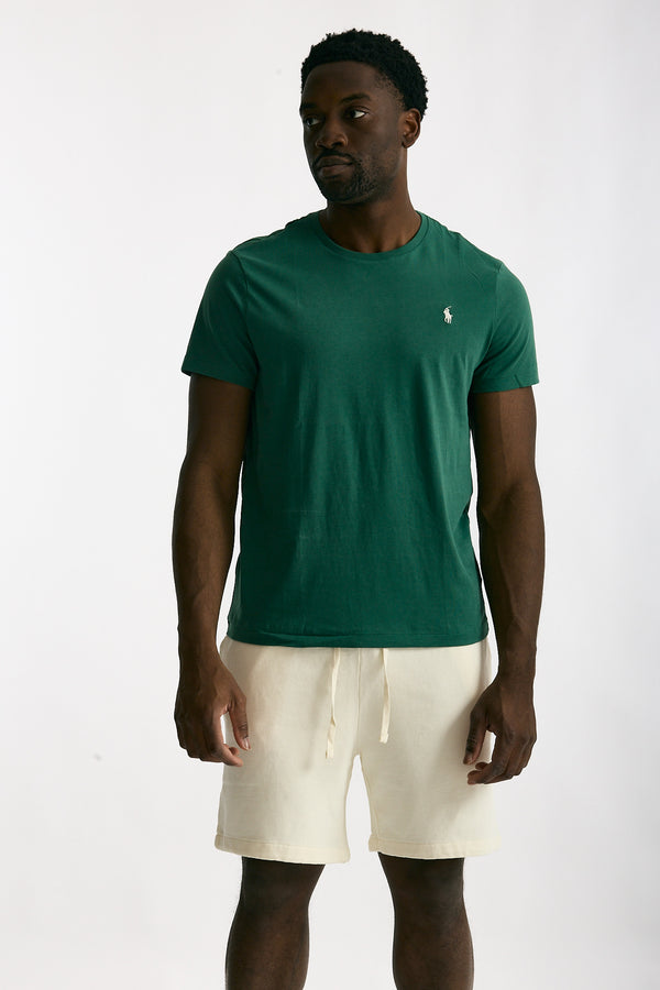 T-shirt in cotone verde smeraldo uomo Polo ralph lauren