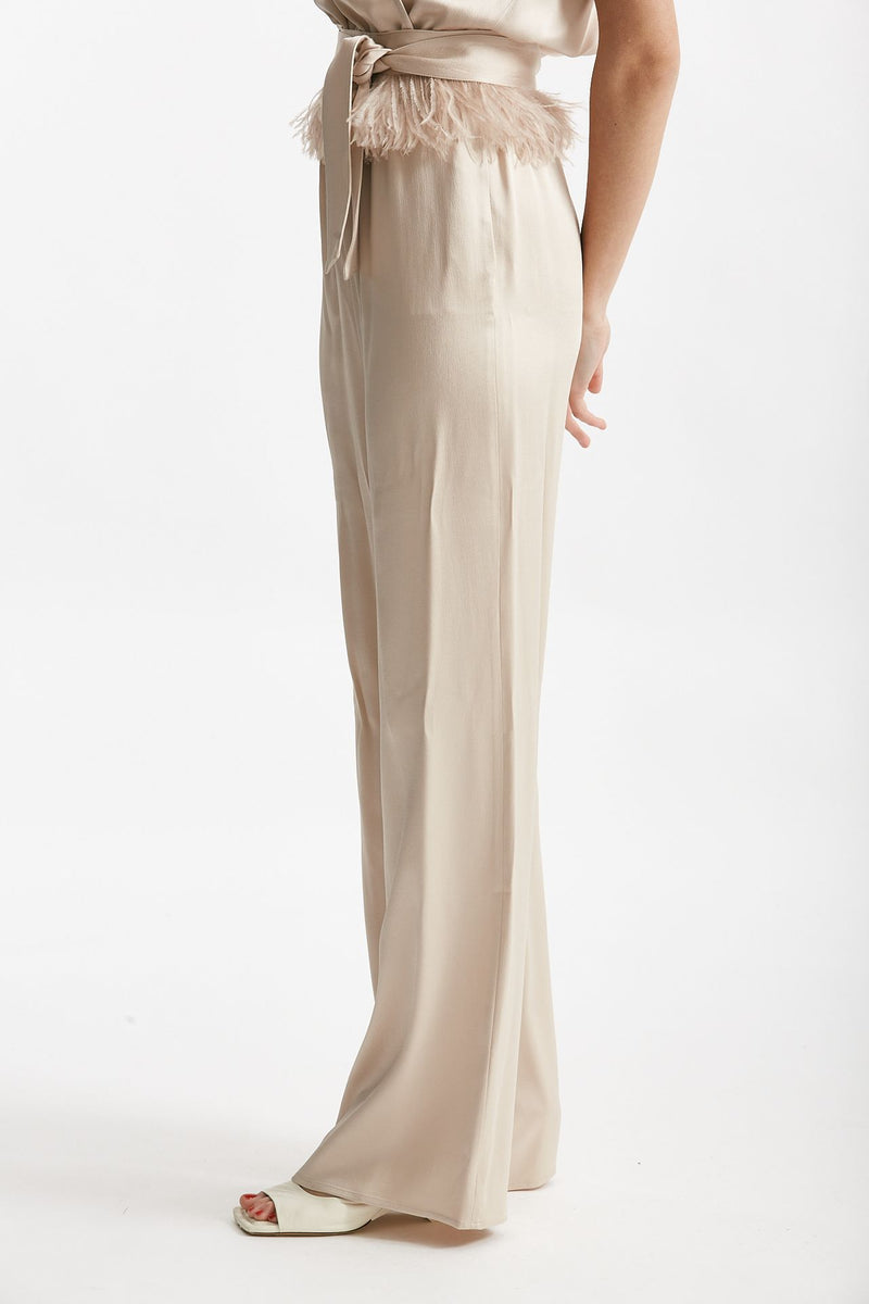 tuta in viscosa rosa cipria donna Antonelli firenze - 3