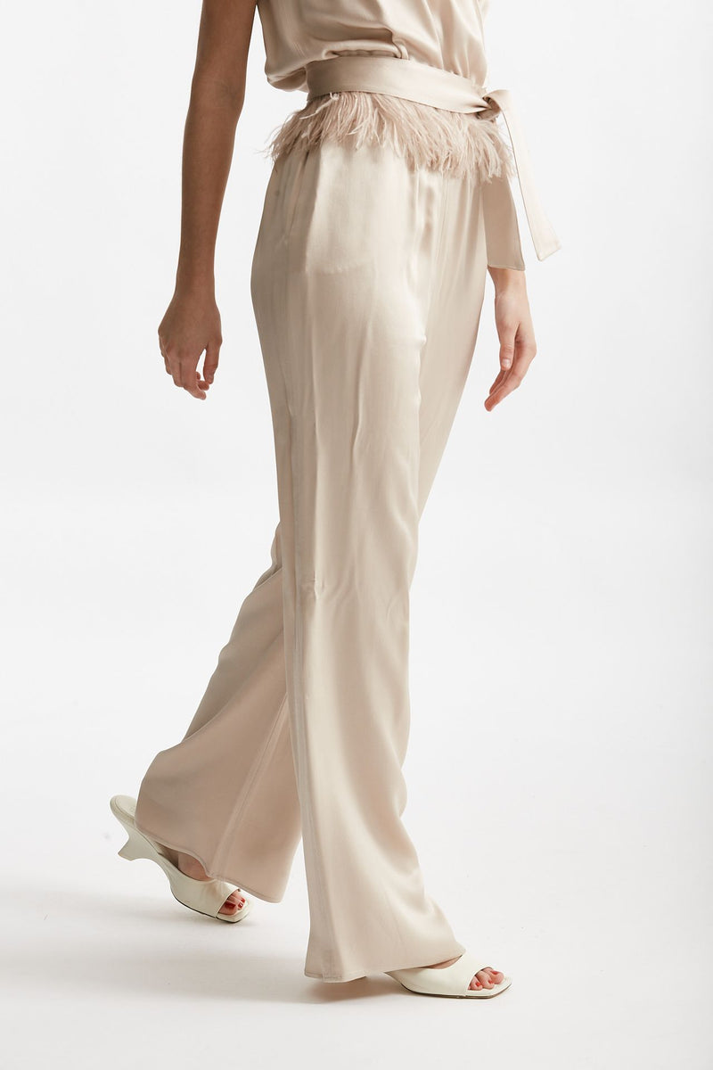 tuta in viscosa rosa cipria donna Antonelli firenze - 5