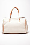 borsa in pelle e canvas soledad cuoio donna Avenue 67 - 3