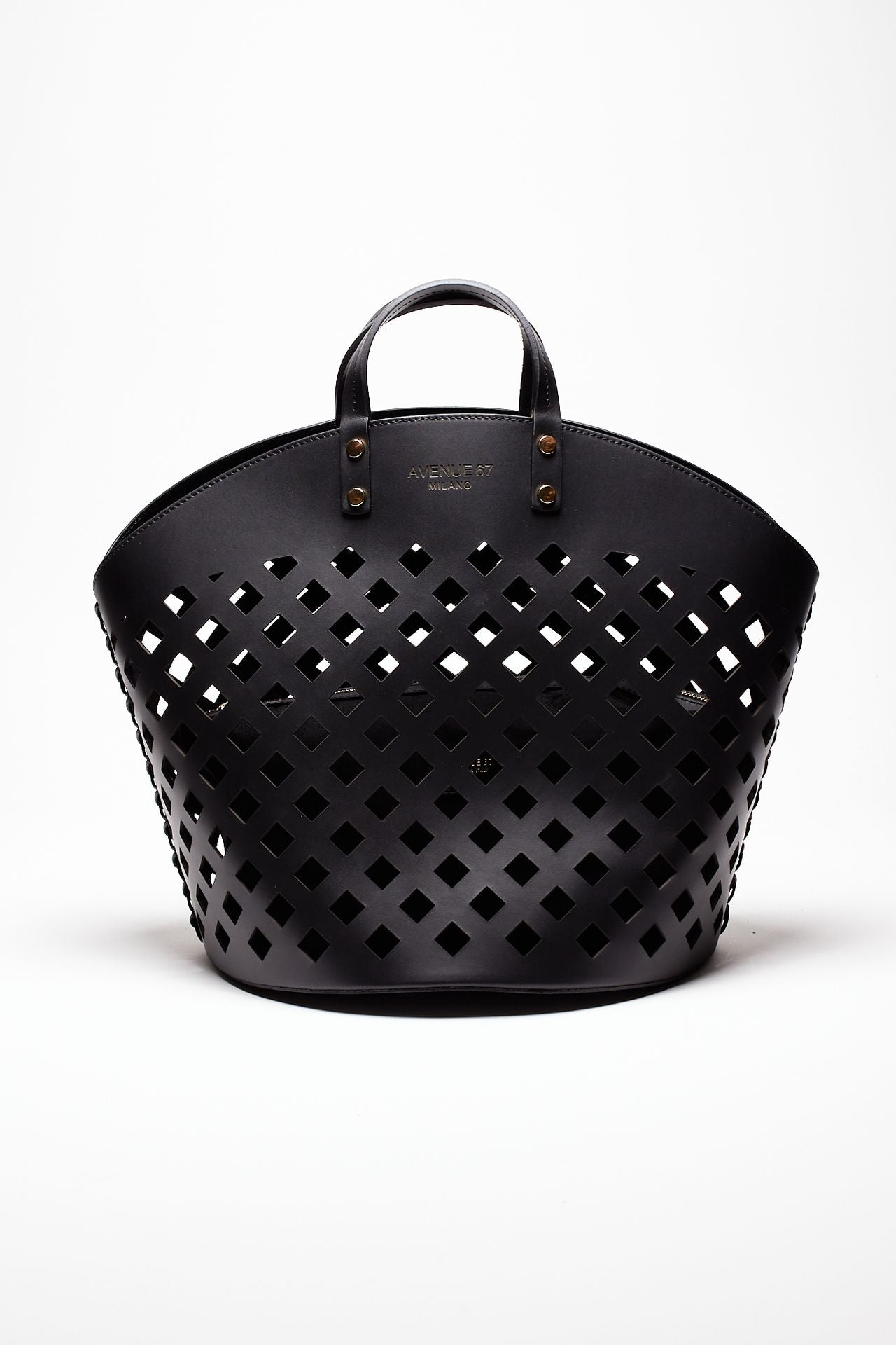 borsa shopper eliza in pelle nero donna Avenue 67 - 2