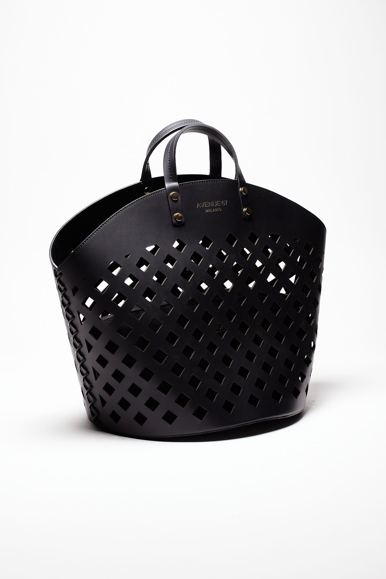 borsa shopper eliza in pelle nero donna Avenue 67 - 3