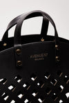 borsa shopper eliza in pelle nero donna Avenue 67 - 5