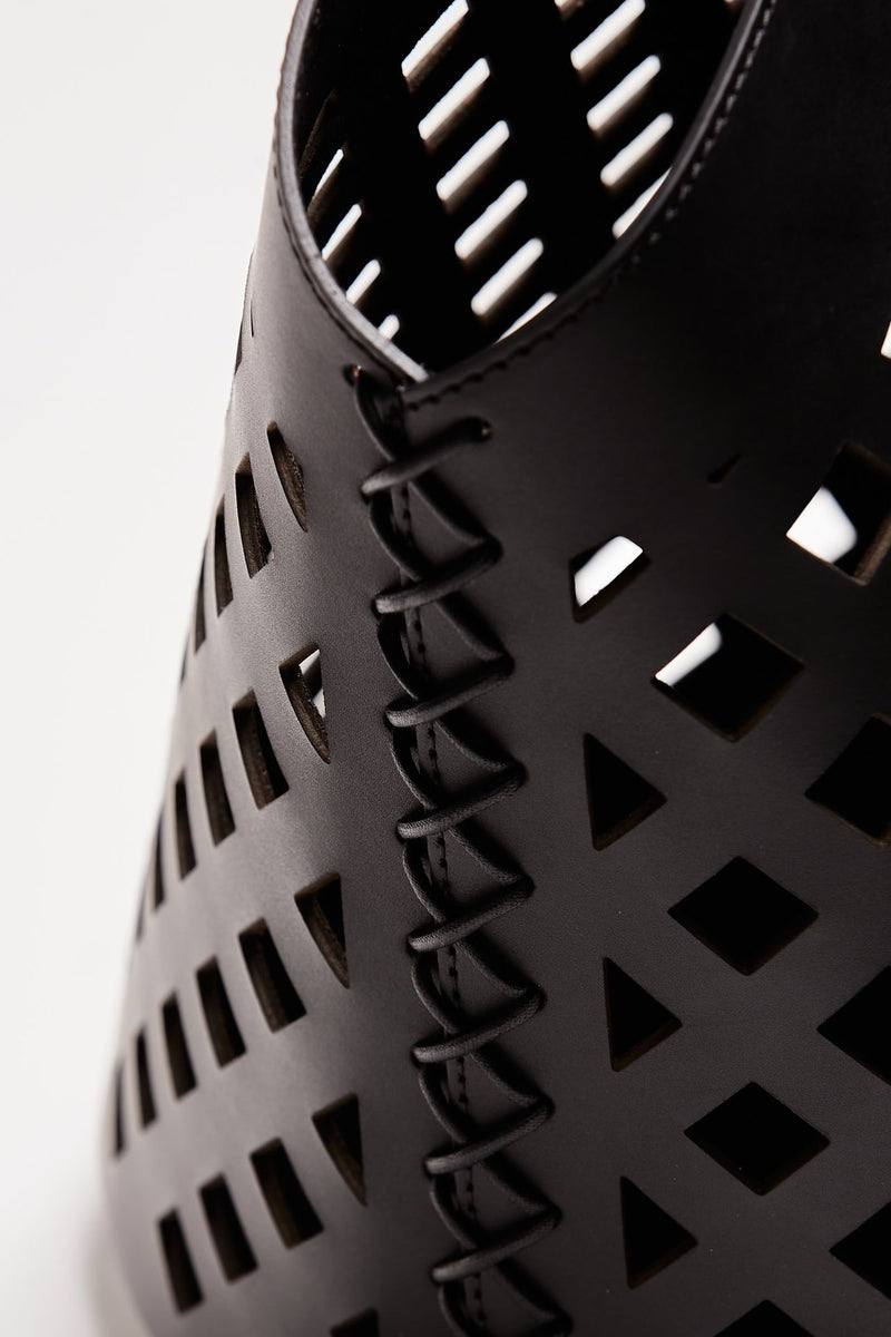 borsa shopper eliza in pelle nero donna Avenue 67 - 7