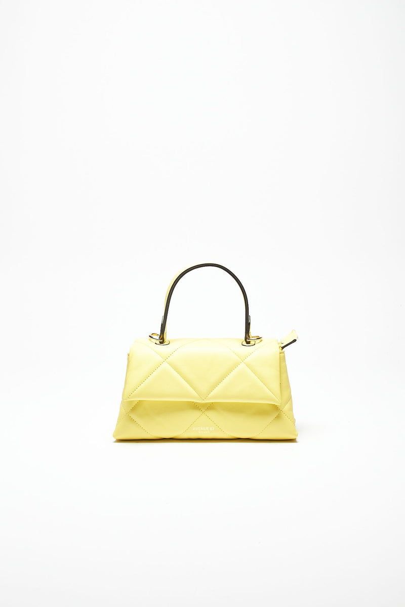borsa demetra in pelle giallo donna Avenue 67 - 1
