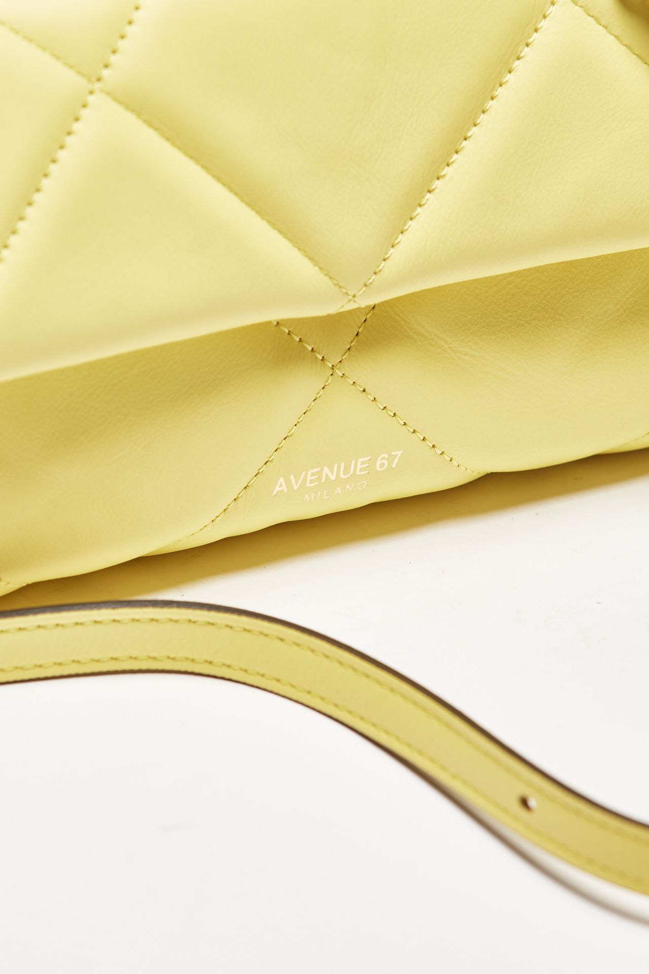 borsa demetra in pelle giallo donna Avenue 67 - 4