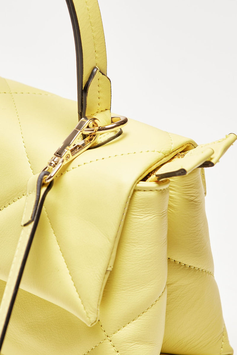 borsa demetra in pelle giallo donna Avenue 67 - 6