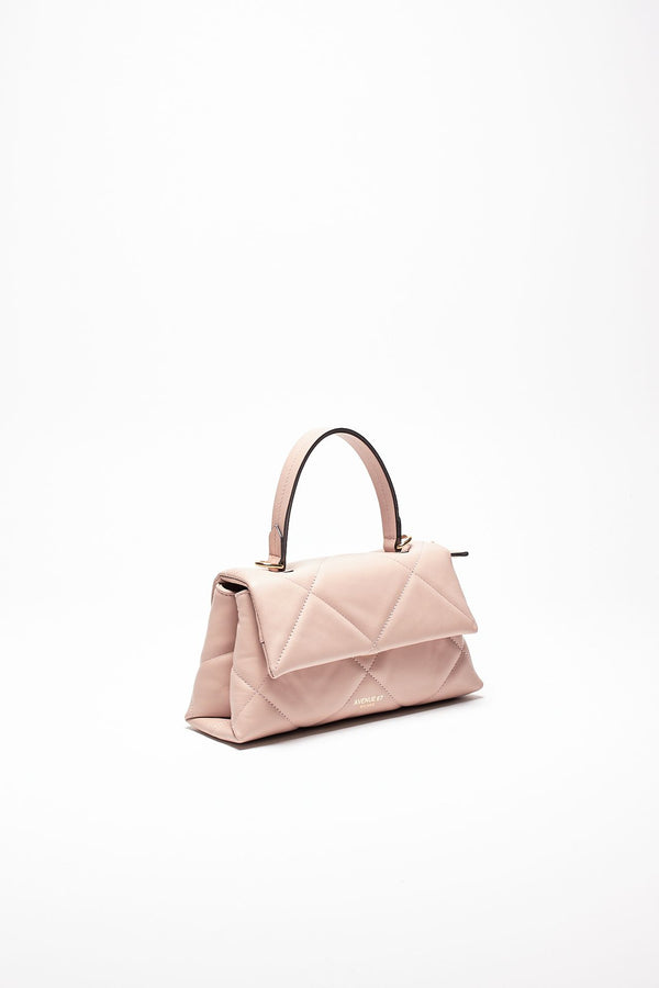 borsa trapuntata demetra in pelle cipria donna Avenue 67