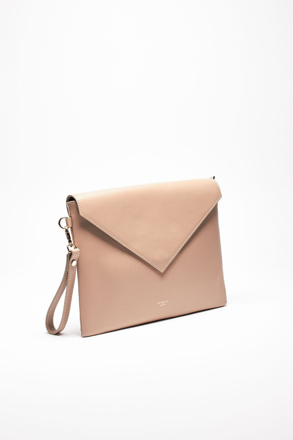 busta bonnie in pelle palmelato tortora donna Avenue 67