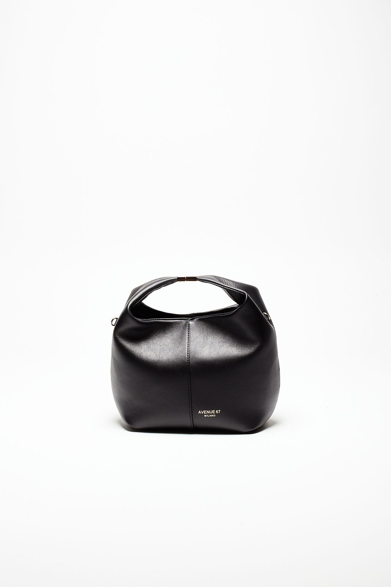 borsa morbida morgana in pelle sauvage nero donna Avenue 67 - 1