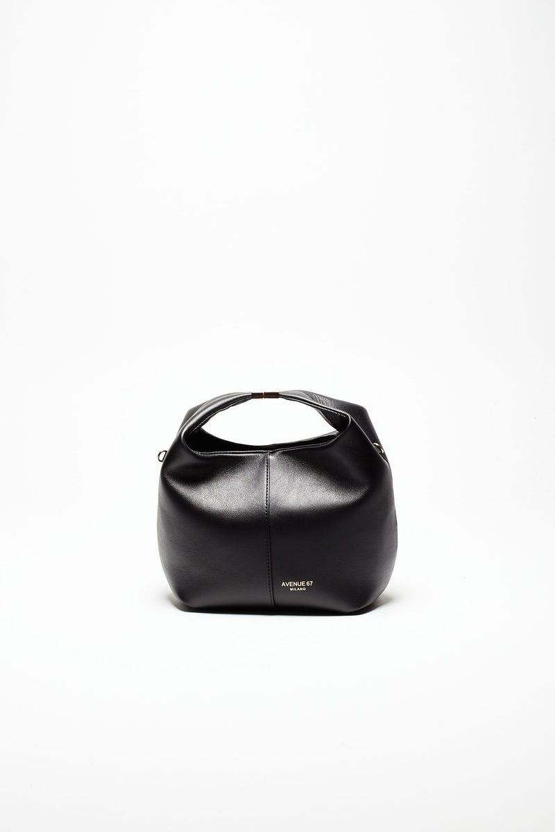 borsa morbida morgana in pelle sauvage nero donna Avenue 67 - 1