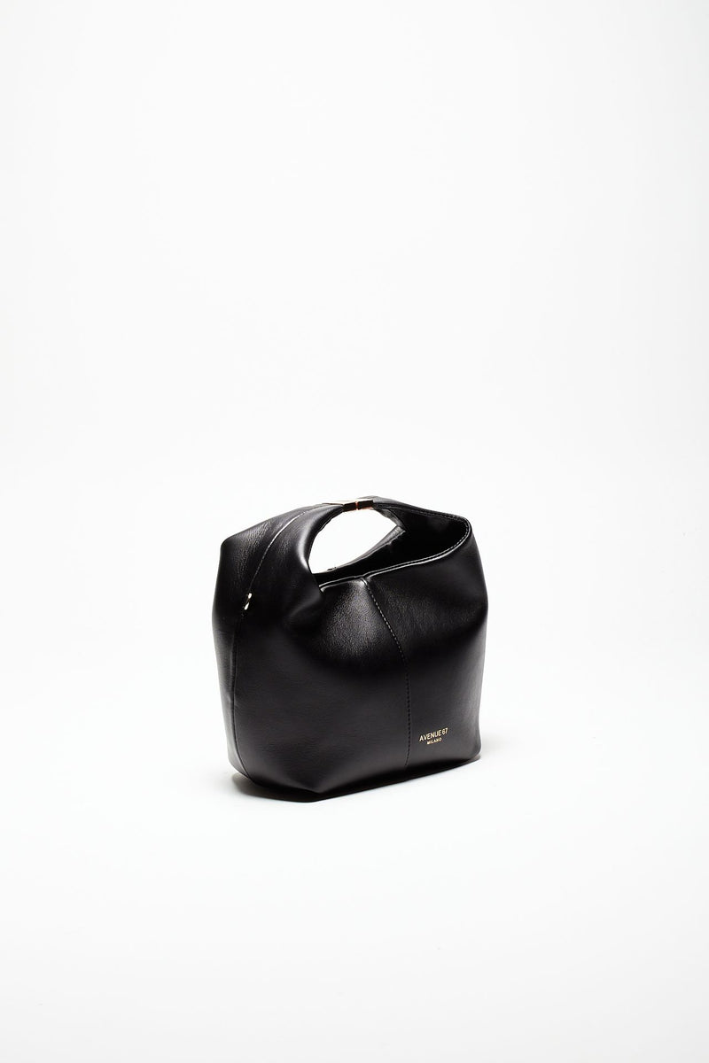 borsa morbida morgana in pelle sauvage nero donna Avenue 67 - 2