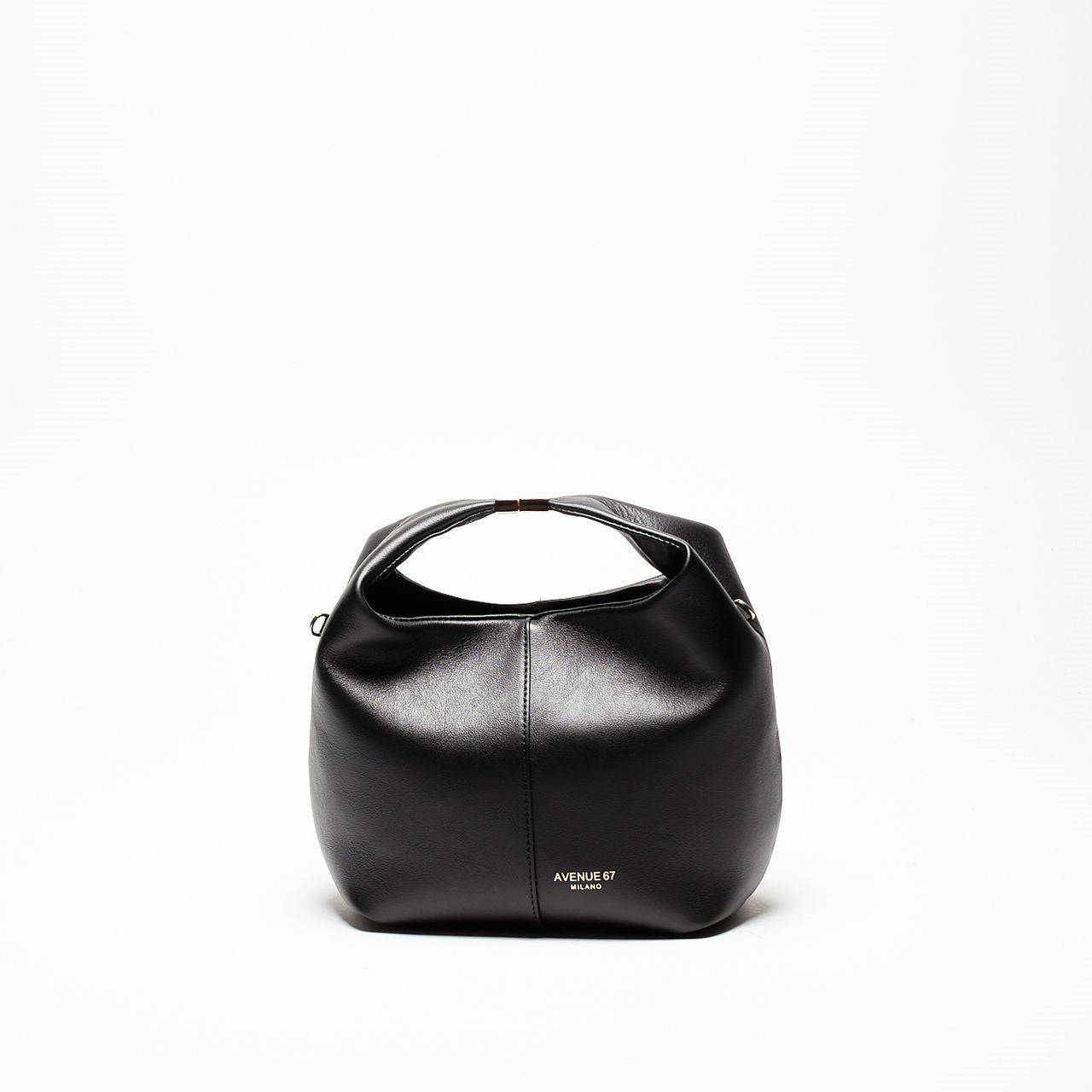 borsa morbida morgana in pelle sauvage nero donna Avenue 67 - 7