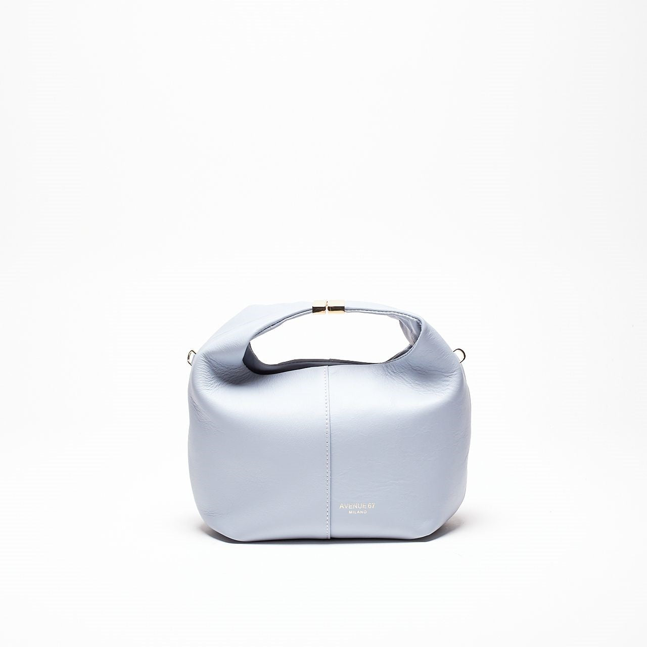 borsa morbida morgana in pelle sauvage celeste donna Avenue 67 - 7