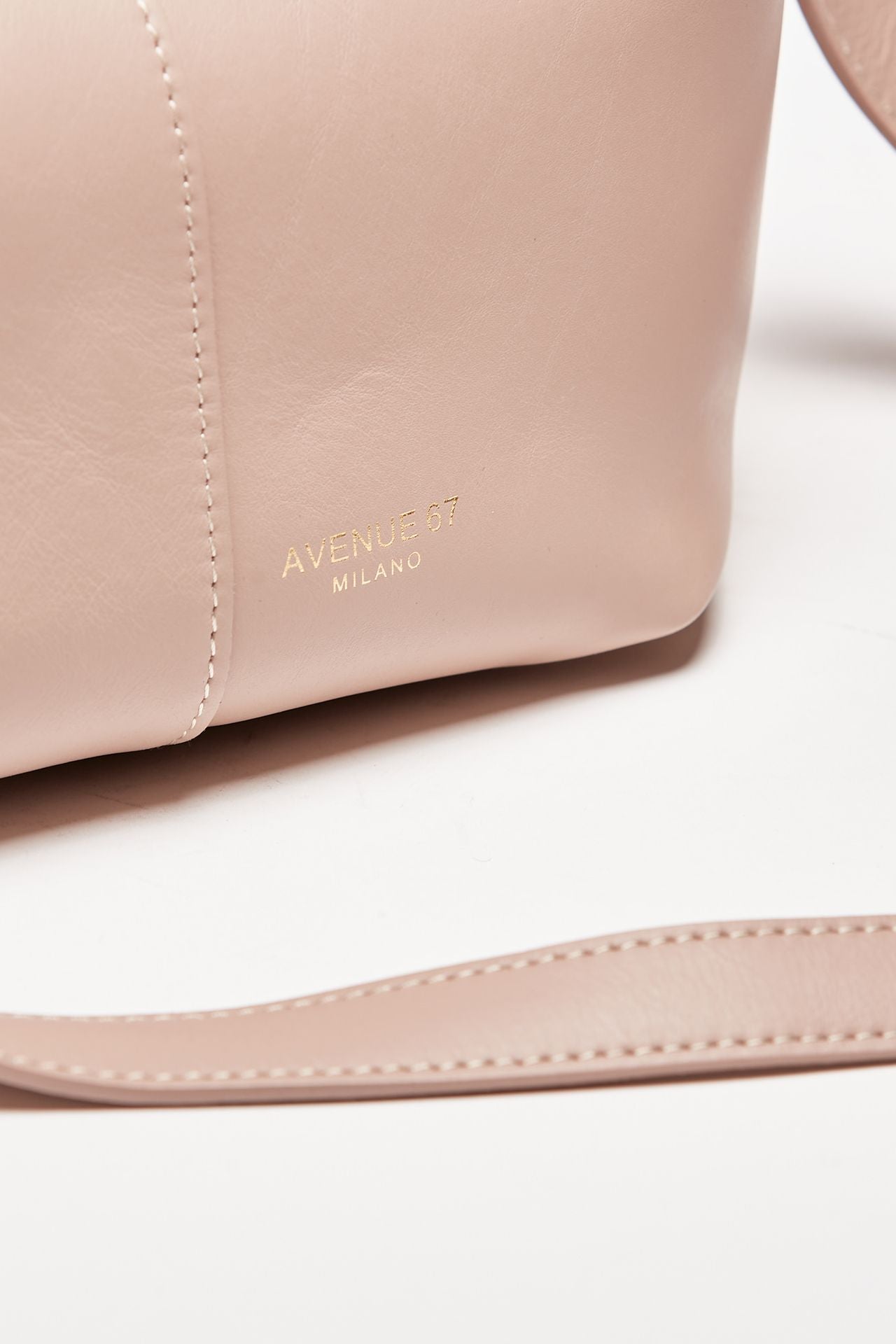 borsa morbida morgana in pelle sauvage cipria donna Avenue 67 - 4