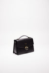 borsa media semirigida rosalie in pelle nero donna Avenue 67 - 3