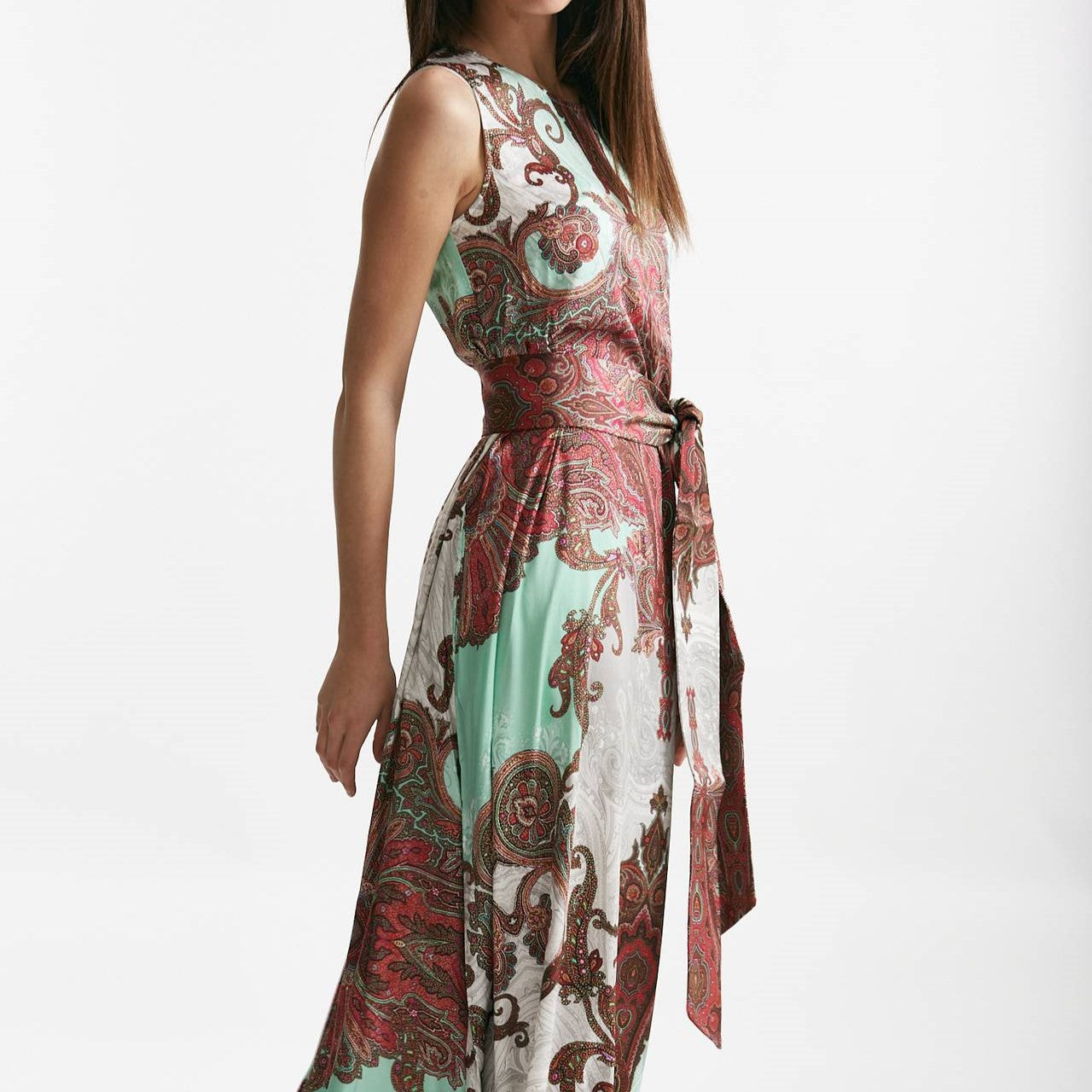 abito senza maniche fantasia donna Bellini - 8