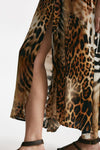 abito wrap animalier scollo incrociato donna Bellini - 7