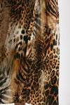 abito wrap animalier scollo incrociato donna Bellini - 9