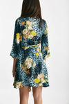 abito corto wrap fantasia animalier donna Bellini - 3