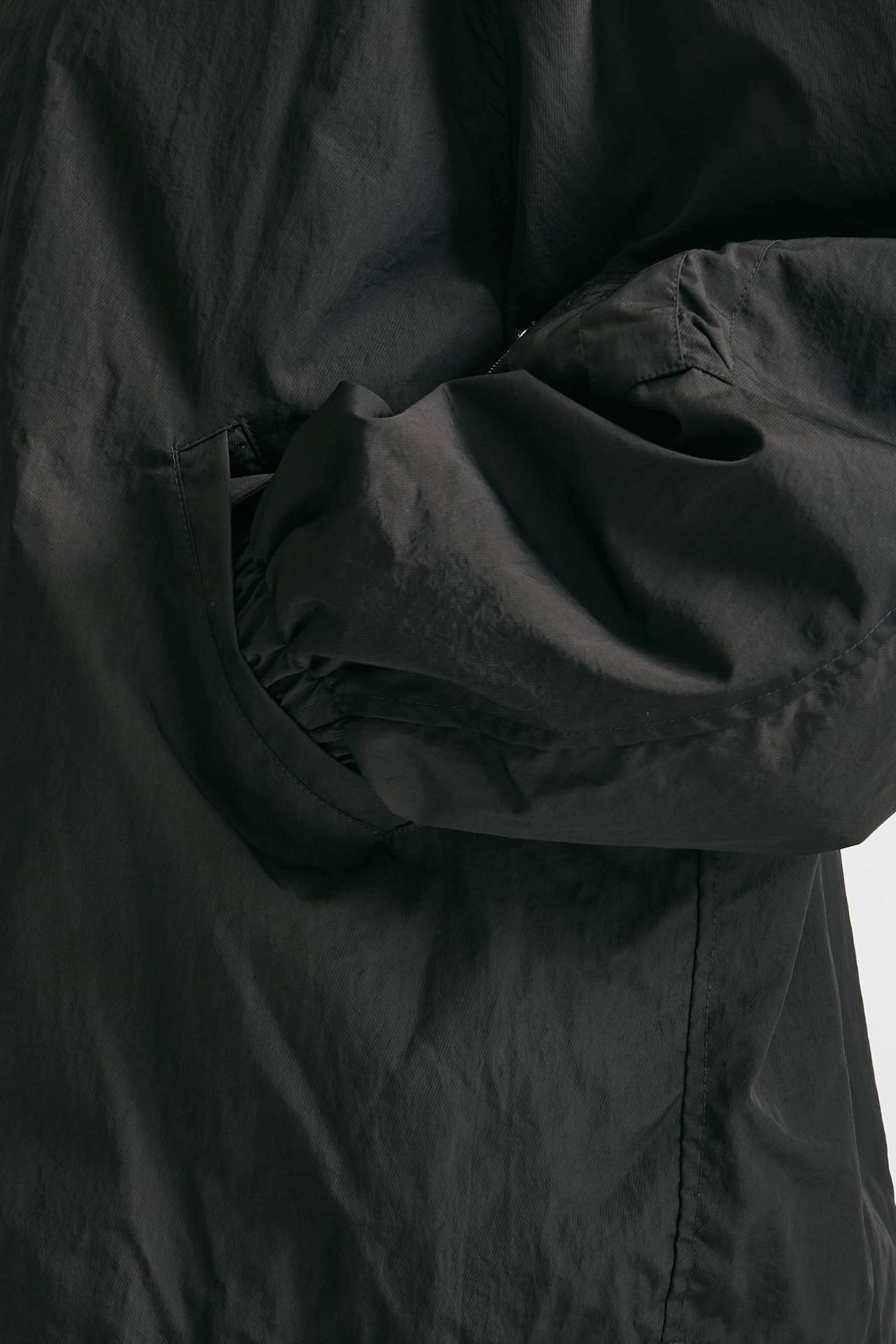 bomber over in nylon grigio scuro donna Giorgio brato - 6