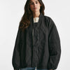 bomber over in nylon grigio scuro donna Giorgio brato - 8