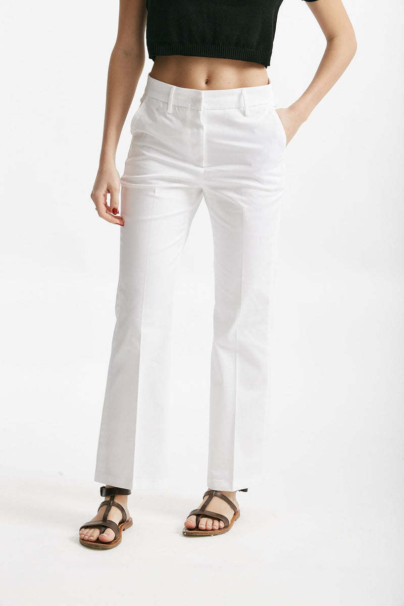 pantalone in cotone jettis bianco donna Department five - 1