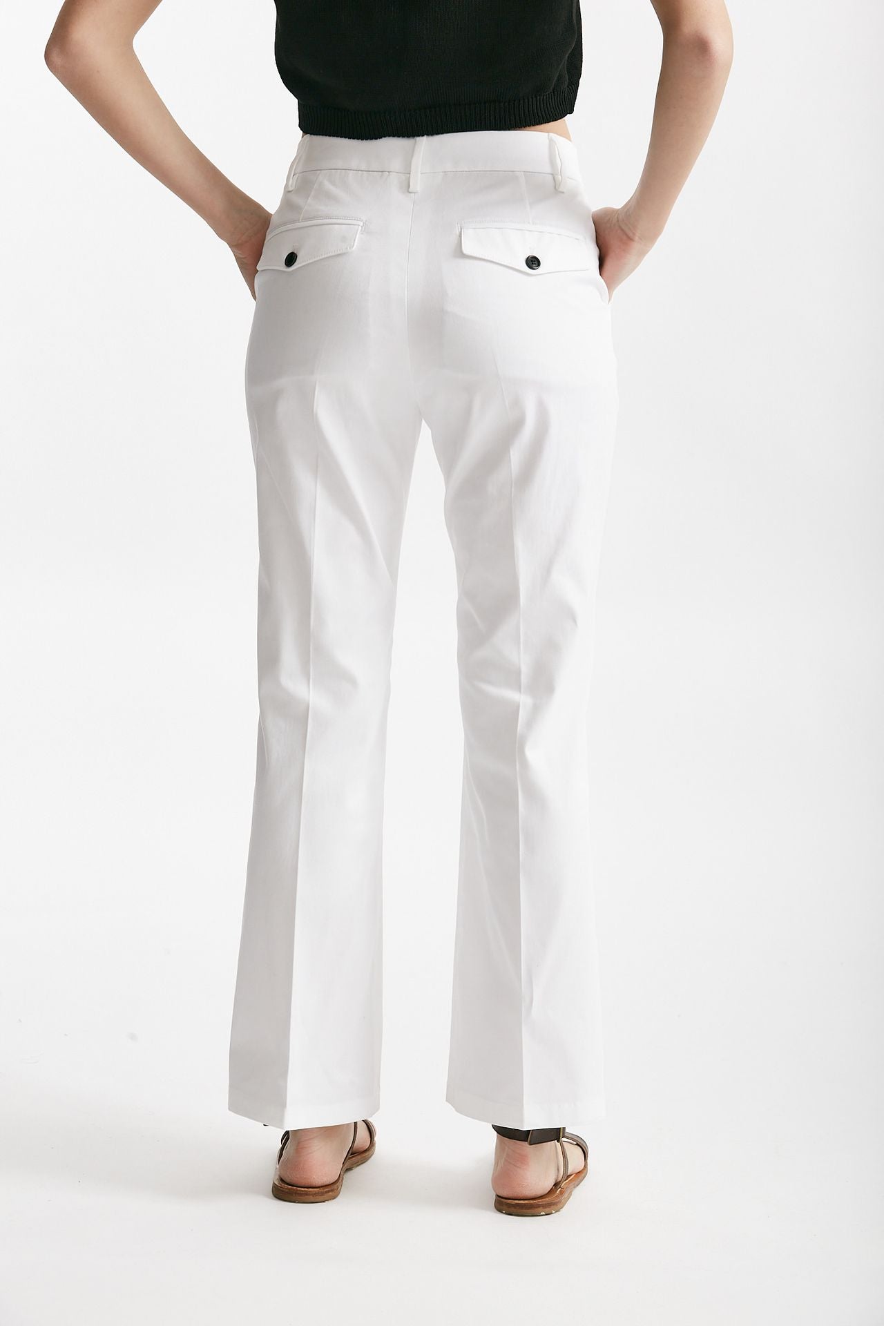 pantalone in cotone jettis bianco donna Department five - 3