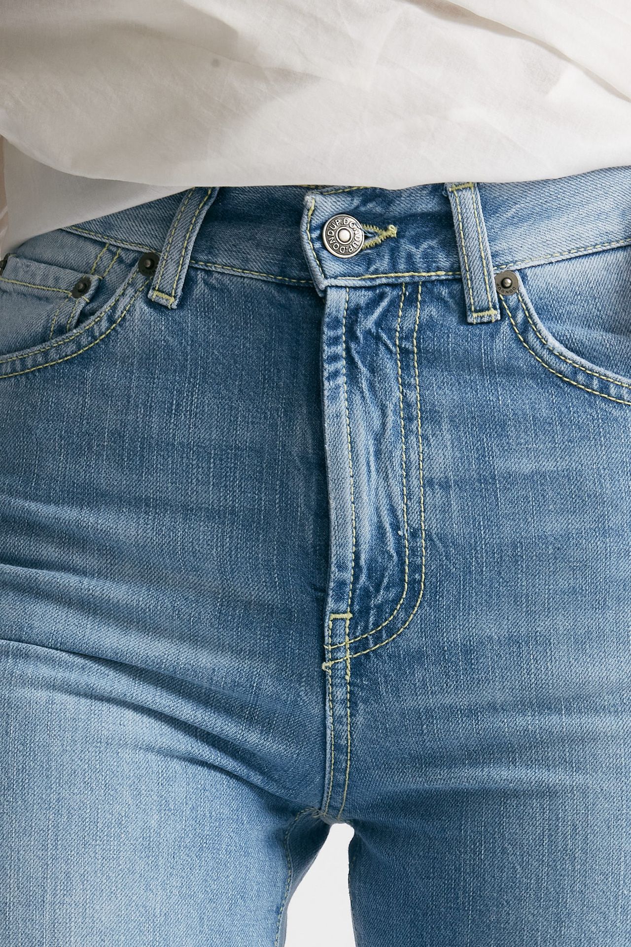 jeans palazzo amber denim chiaro donna Dondup - 5