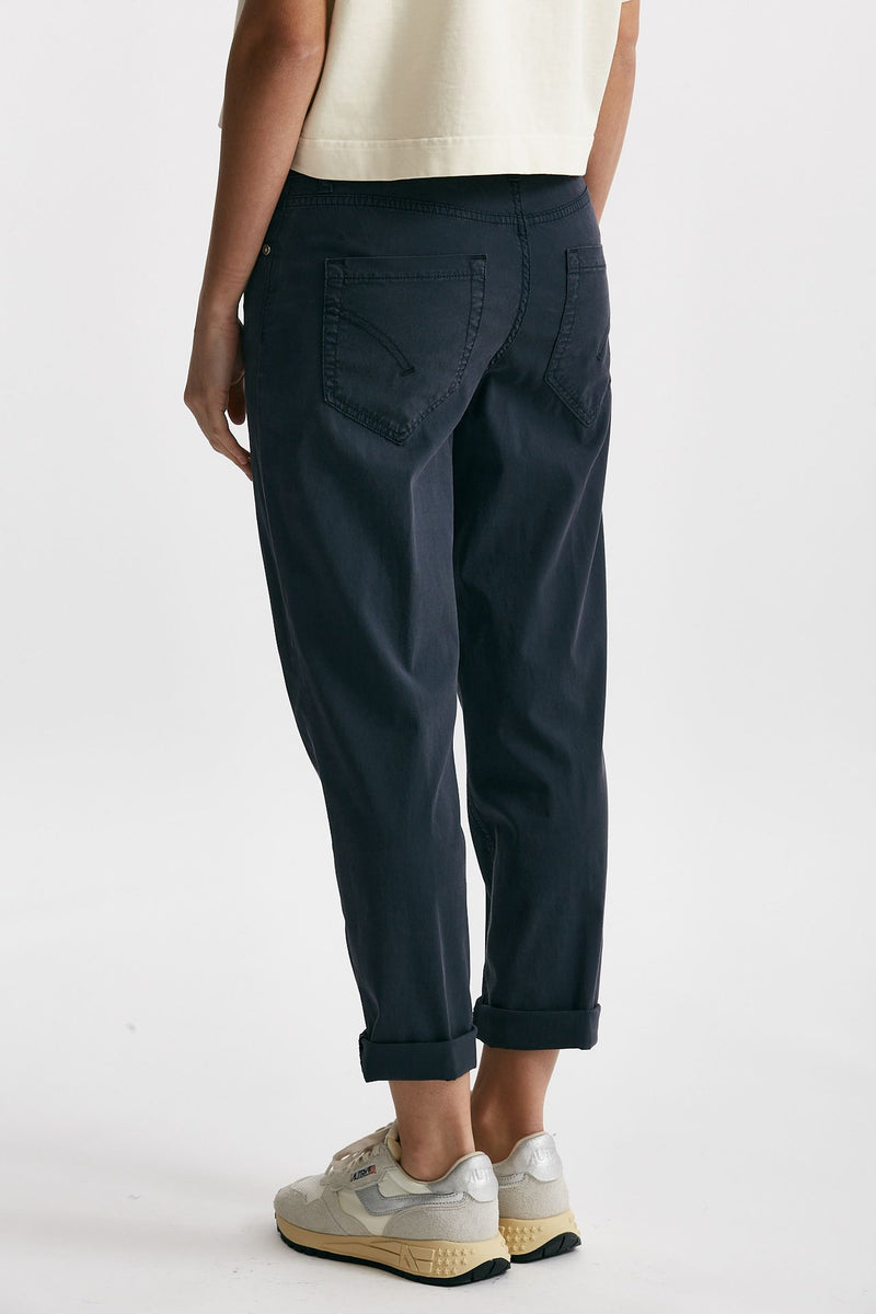 pantalone loose fit koons blu slavato donna Dondup - 3