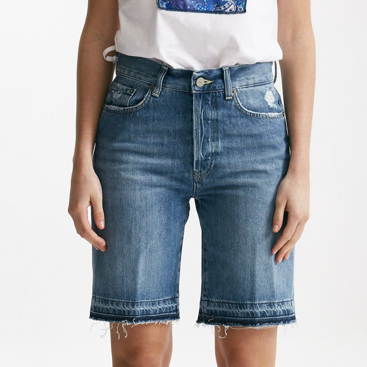 bermuda in jeans vita regolare donna Dondup - 8