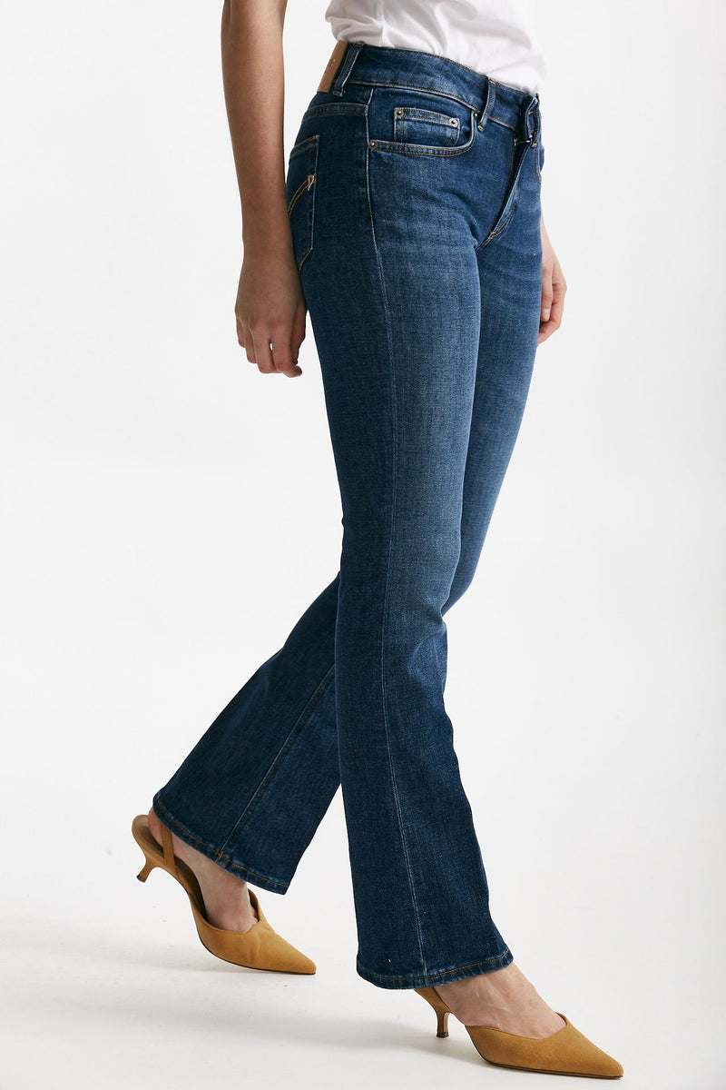 jeans flare bazz vita regolare donna Dondup - 4