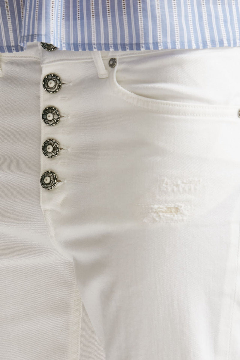 jeans loose fit koons bianco donna Dondup - 5